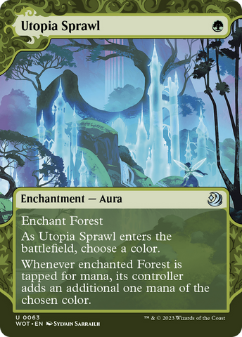 {C} Utopia Sprawl [Wilds of Eldraine: Enchanting Tales][WOT 063]