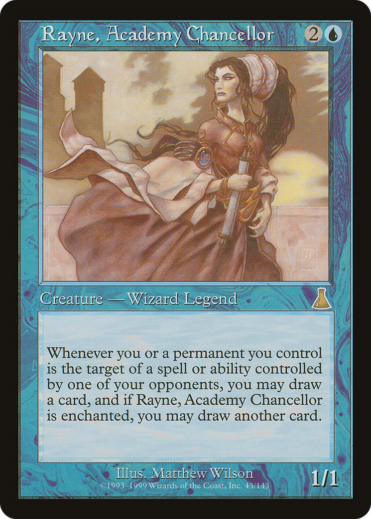 {R} Rayne, Academy Chancellor [Urza's Destiny][UDS 043]