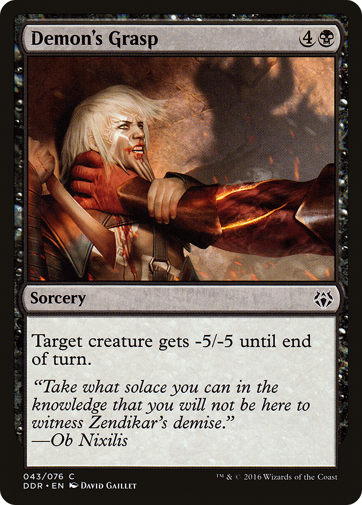 {C} Demon's Grasp [Duel Decks: Nissa vs. Ob Nixilis][DDR 043]