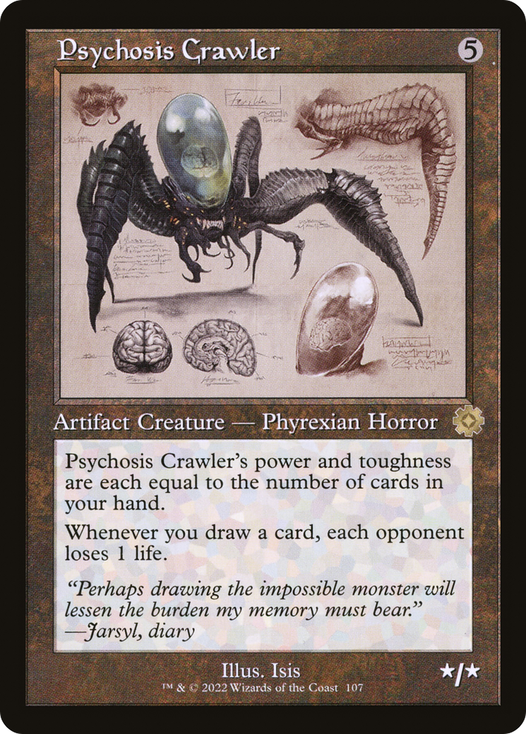 {R} Psychosis Crawler (Retro Schematic) [The Brothers' War Retro Artifacts][BRR 107]