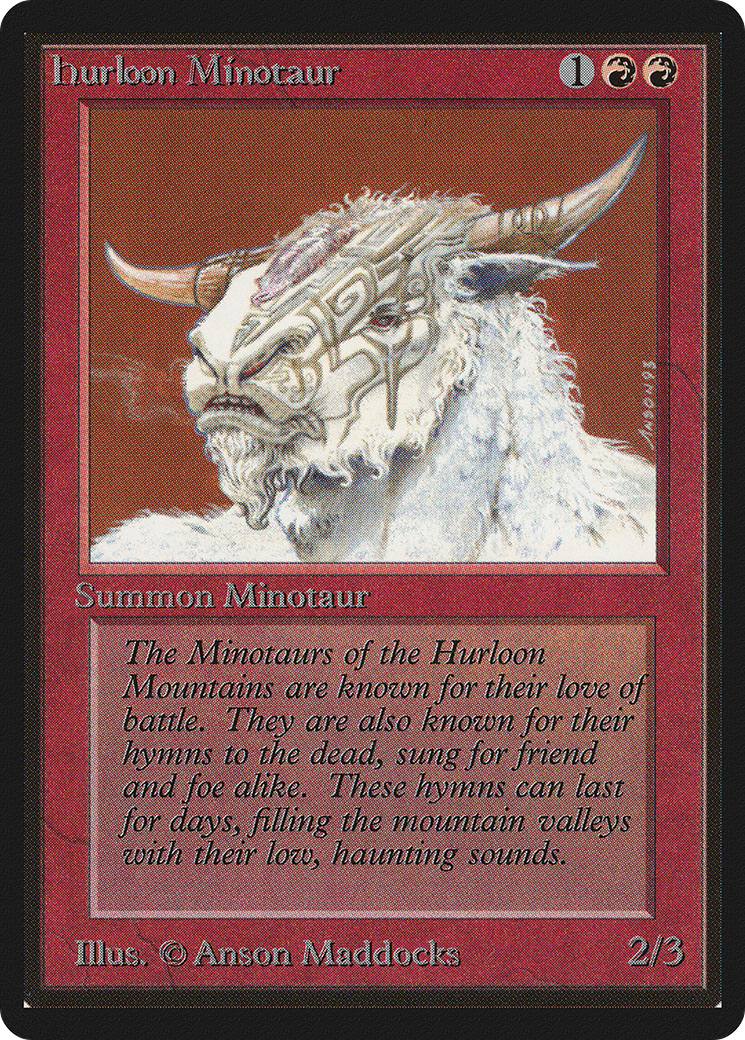 {C} Hurloon Minotaur [Beta Edition][LEB 159]
