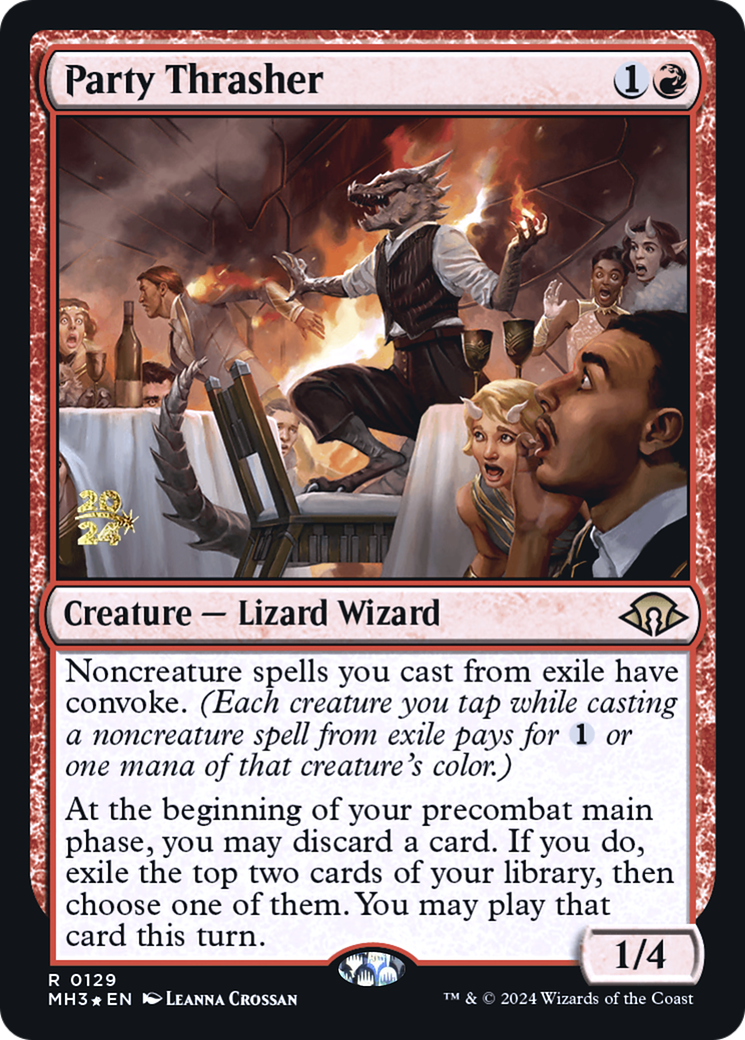 {R} Party Thrasher [Modern Horizons 3 Prerelese Promos][PR PMH3 129]