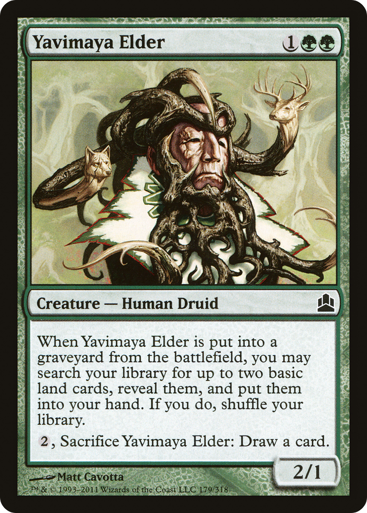 {C} Yavimaya Elder [Commander 2011][CMD 179]