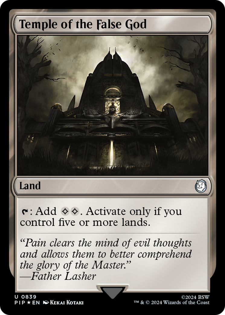 {C} Temple of the False God (Surge Foil) [Fallout][PIP 839]