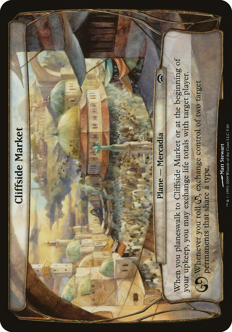 {O} Cliffside Market (Planes) [Planechase Planes][OVR HOP 005]