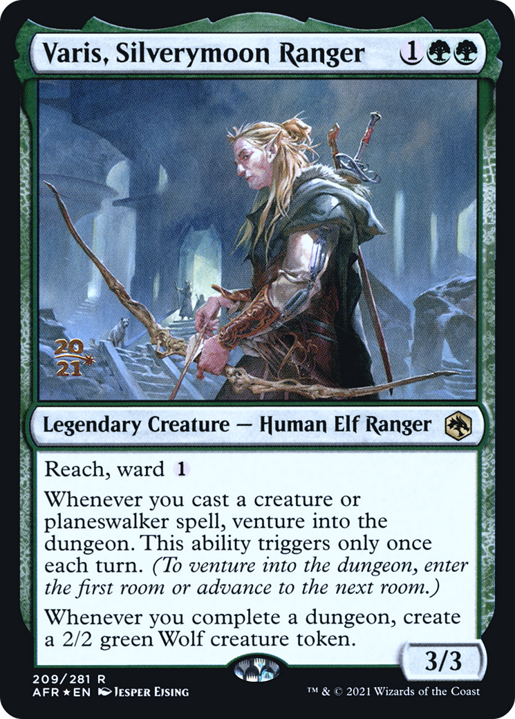 {R} Varis, Silverymoon Ranger [Dungeons & Dragons: Adventures in the Forgotten Realms Prerelease Promos][PR AFR 209]