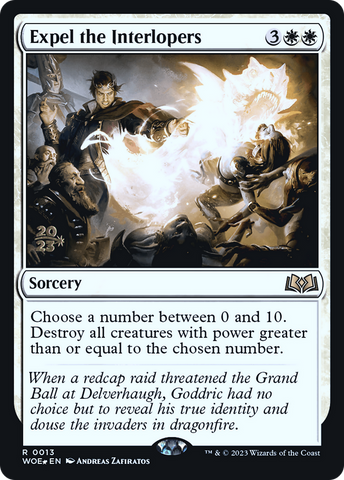 {@R} Expel the Interlopers [Wilds of Eldraine Prerelease Promos][PR WOE 013]