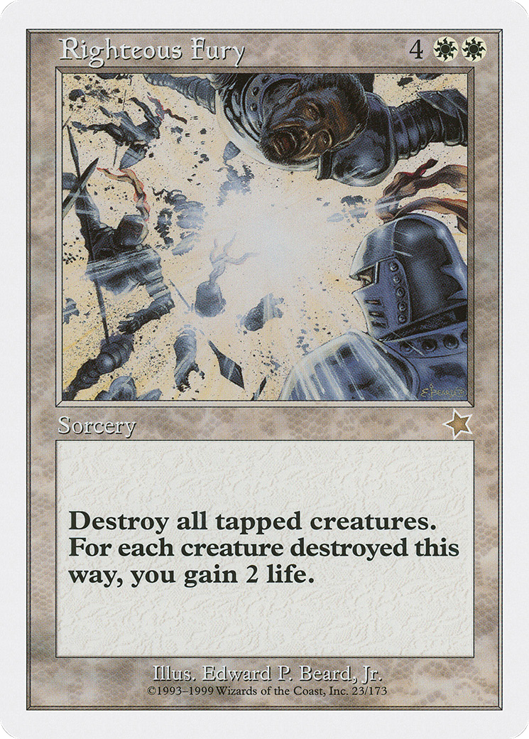 {R} Righteous Fury [Starter 1999][S99 023]