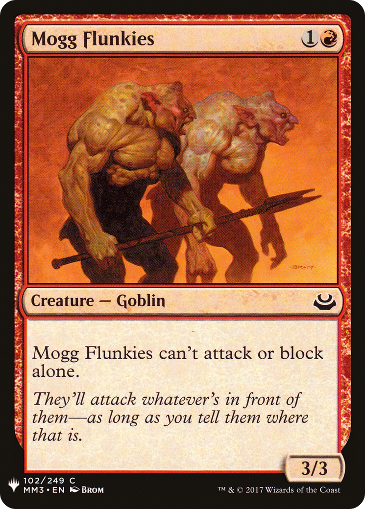 {C} Mogg Flunkies [Mystery Booster][LS MM3 102]