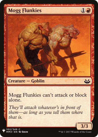 {C} Mogg Flunkies [Mystery Booster][LS MM3 102]
