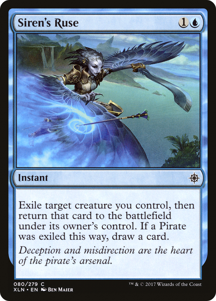{C} Siren's Ruse [Ixalan][XLN 080]
