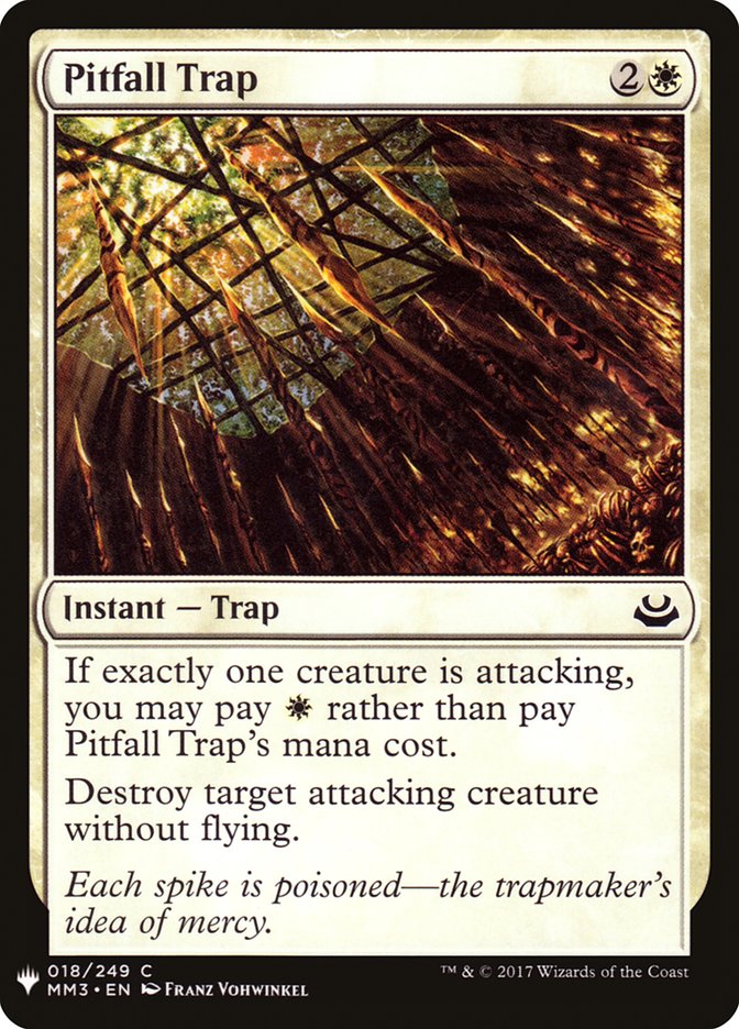 {C} Pitfall Trap [Mystery Booster][MB1 MM3 018]