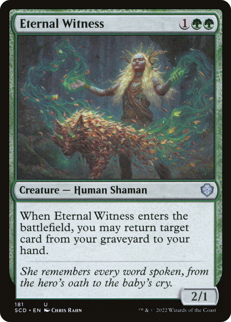 {C} Eternal Witness [Starter Commander Decks][SCD 181]
