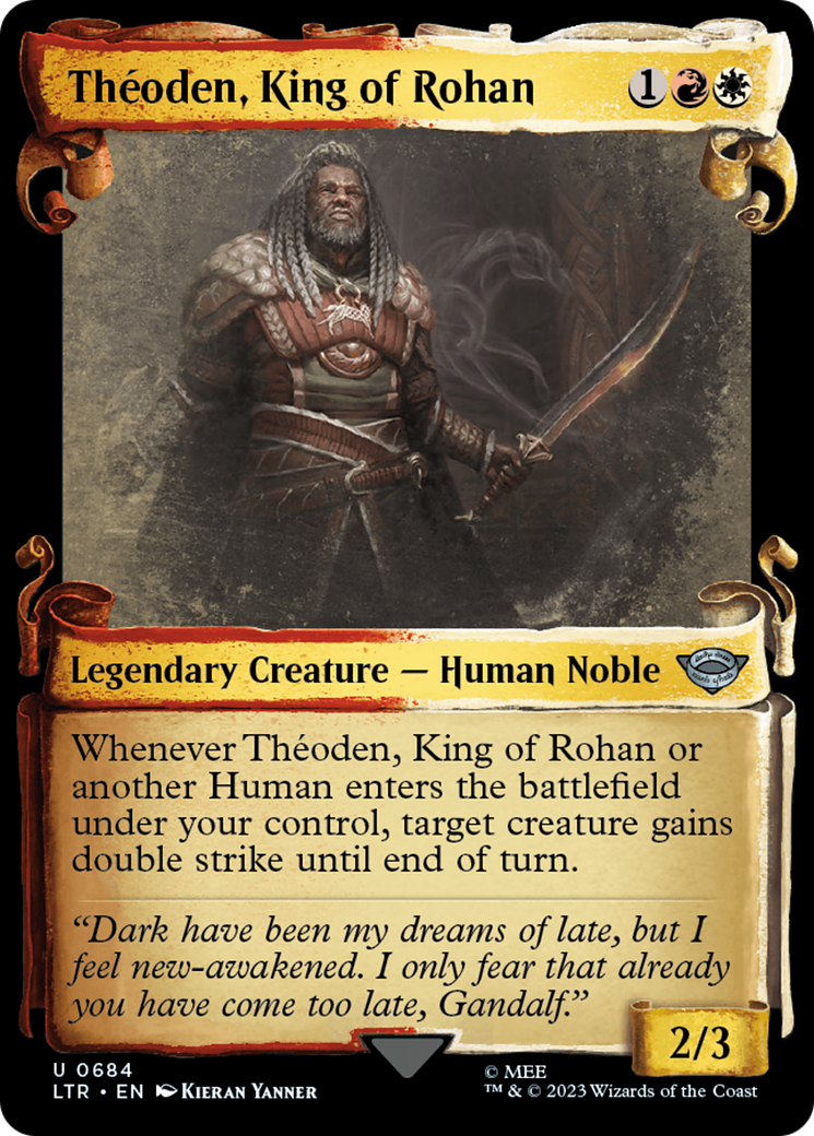 {C} Theoden, King of Rohan [The Lord of the Rings: Tales of Middle-Earth Showcase Scrolls][LTR 684]