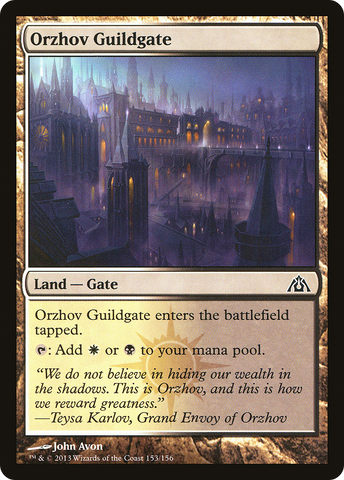 {C} Orzhov Guildgate [Dragon's Maze][DGM 153]
