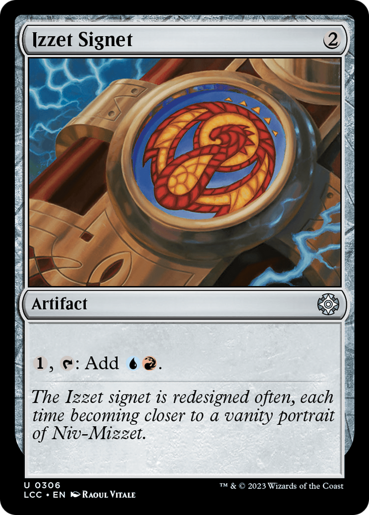 {C} Izzet Signet [The Lost Caverns of Ixalan Commander][LCC 306]