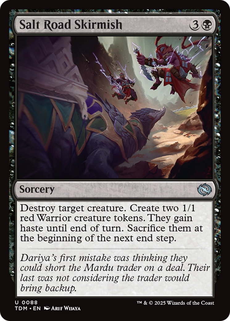 {@C} Salt Road Skirmish [Tarkir: Dragonstorm][TDM 088]