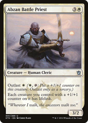 {C} Abzan Battle Priest [Khans of Tarkir][KTK 001]
