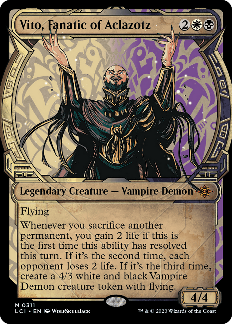 {@R} Vito, Fanatic of Aclazotz (Showcase) [The Lost Caverns of Ixalan][LCI 311]