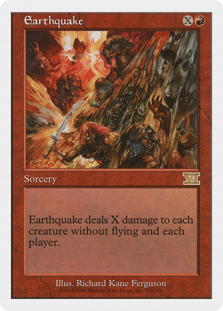 {R} Earthquake [Classic Sixth Edition][6ED 173]