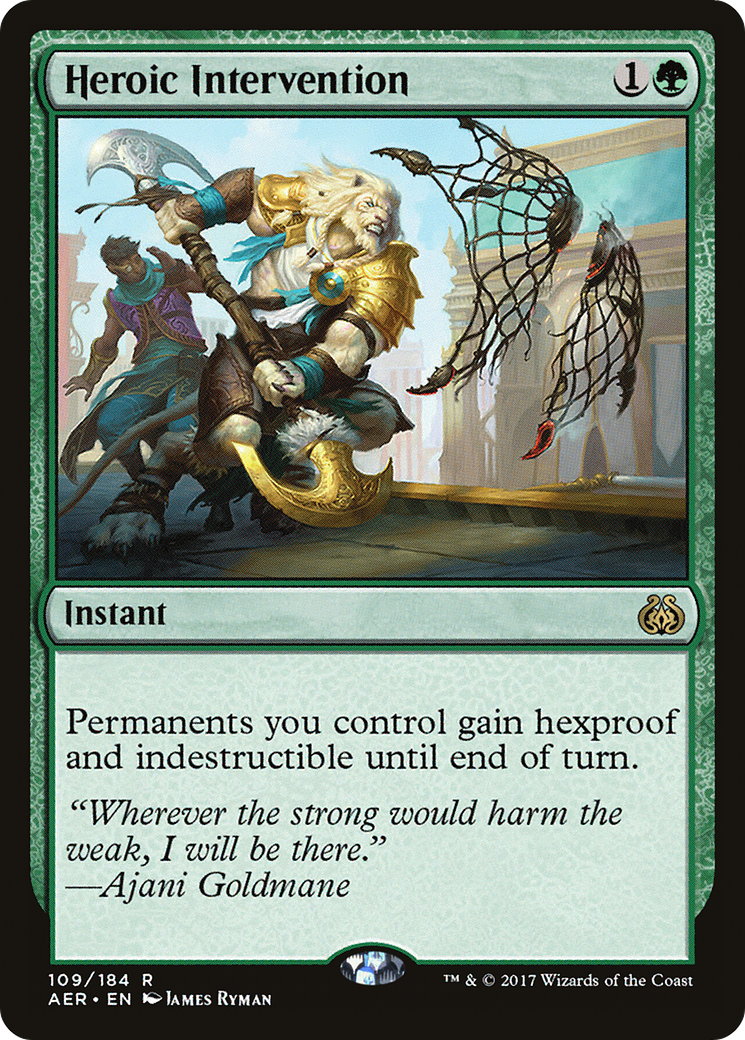 {R} Heroic Intervention [Aether Revolt][AER 109]