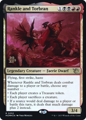 {R} Rankle and Torbran [March of the Machine Prerelease Promos][PR MOM 252]