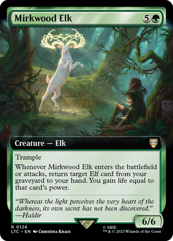 {R} Mirkwood Elk (Extended Art) [The Lord of the Rings: Tales of Middle-Earth Commander][LTC 124]