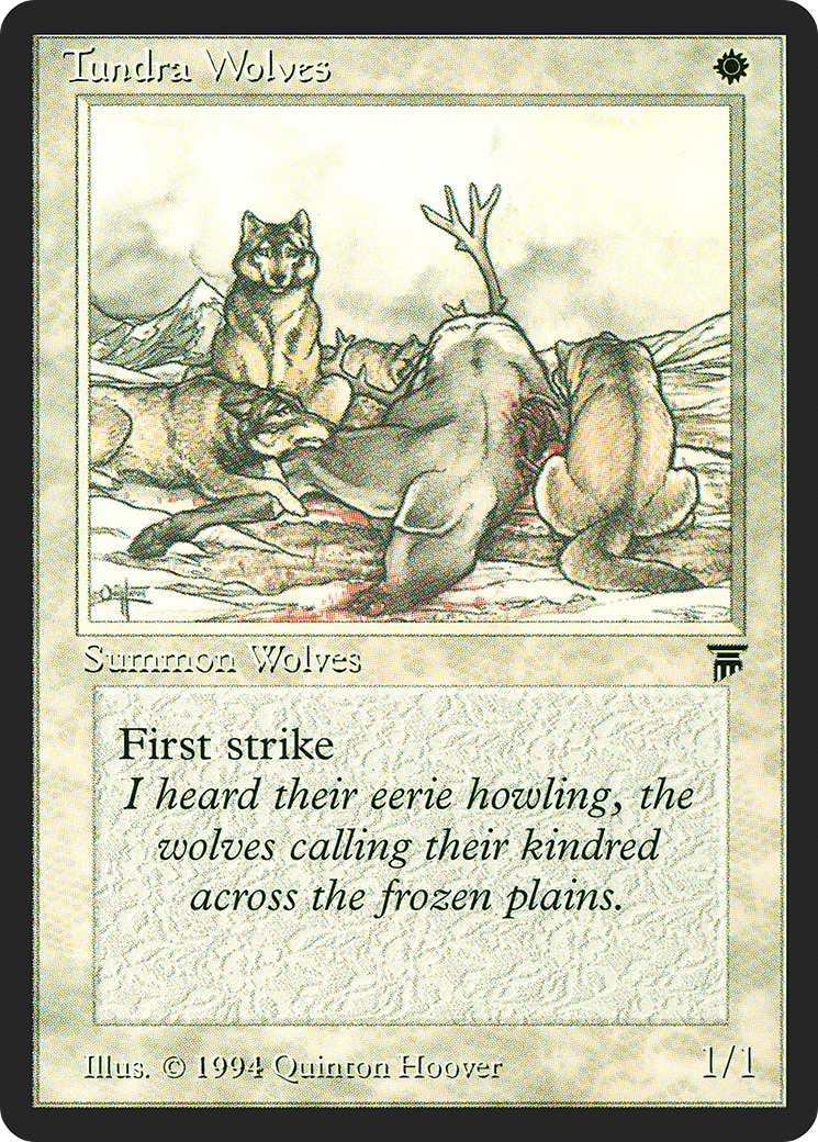{C} Tundra Wolves [Legends][LEG 040]