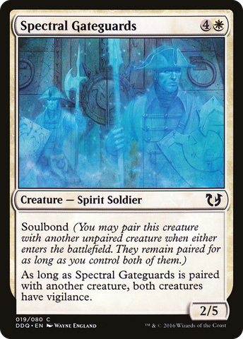 {C} Spectral Gateguards [Duel Decks: Blessed vs. Cursed][DDQ 019]