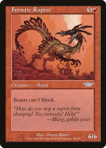 {C} Frenetic Raptor [Legions][LGN 093]