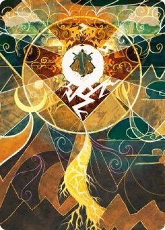 {A} Lightning Bolt Art Card [Strixhaven: School of Mages Art Series][ASTX 076]