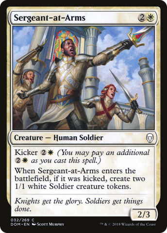 {C} Sergeant-at-Arms [Dominaria][DOM 032]