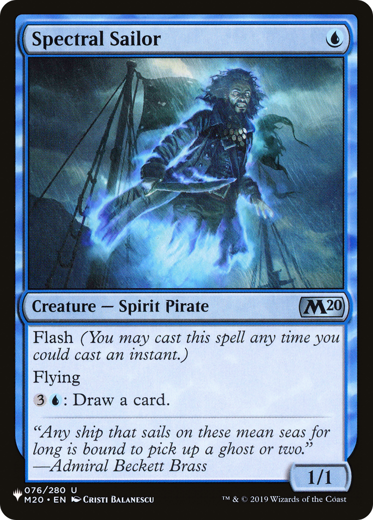 Spectral Sailor [LIST 076/280]