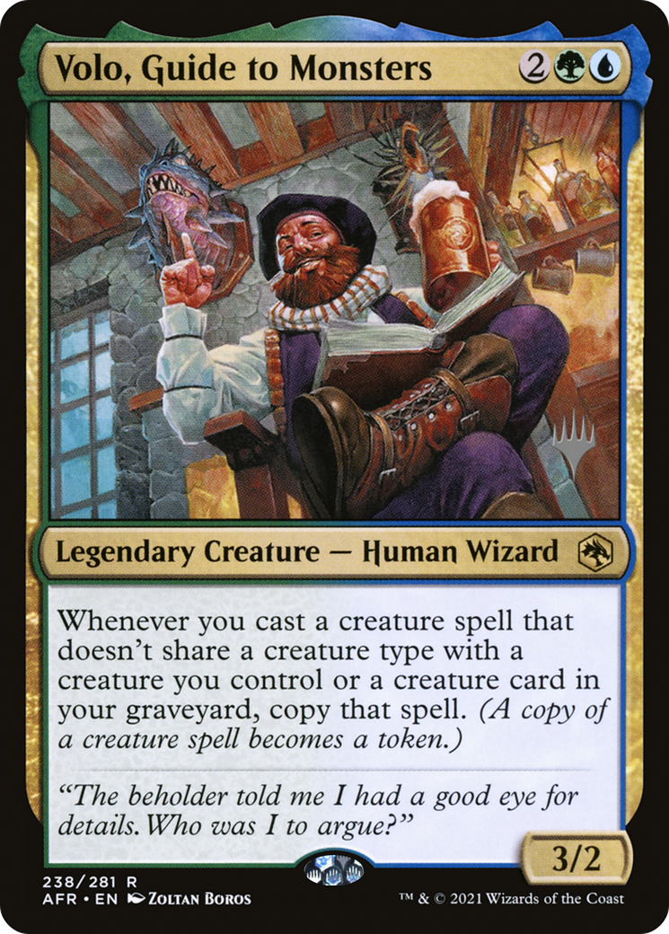 {R} Volo, Guide to Monsters (Promo Pack) [Dungeons & Dragons: Adventures in the Forgotten Realms Promos][PP AFR 238]