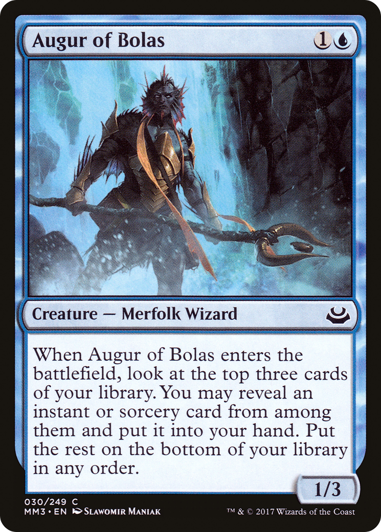 {C} Augur of Bolas [Modern Masters 2017][MM3 030]