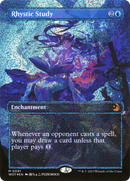 {R} Rhystic Study (Anime Borderless) (Confetti Foil) [Wilds of Eldraine: Enchanting Tales][WOT 091]