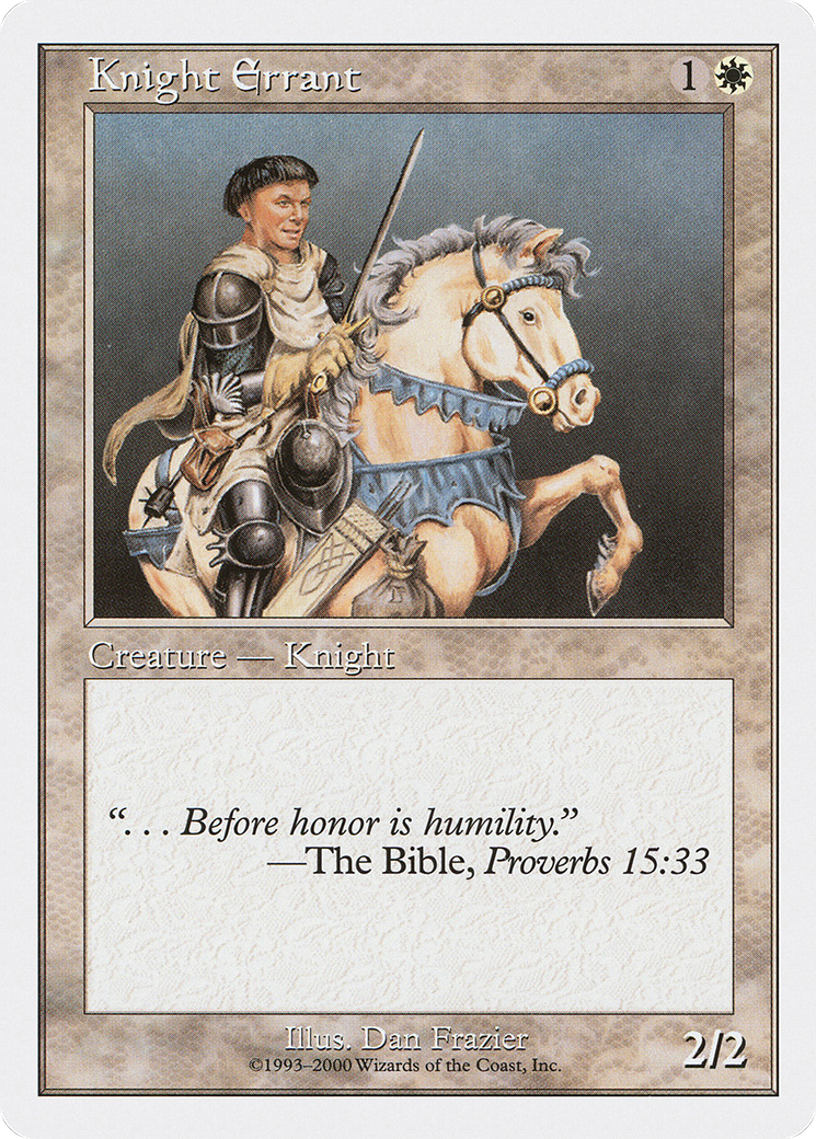 {C} Knight Errant [Starter 2000][S00 007]