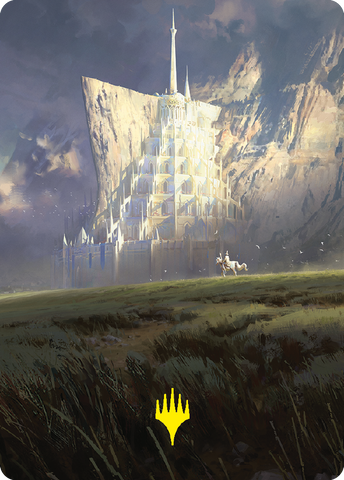 {A} Minas Tirith Art Card (Gold-Stamped Signature) [The Lord of the Rings: Tales of Middle-earth Art Series][GS ALTR 055]