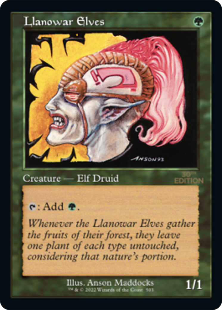 {T} Llanowar Elves (Retro) [30th Anniversary Edition][30A 503]