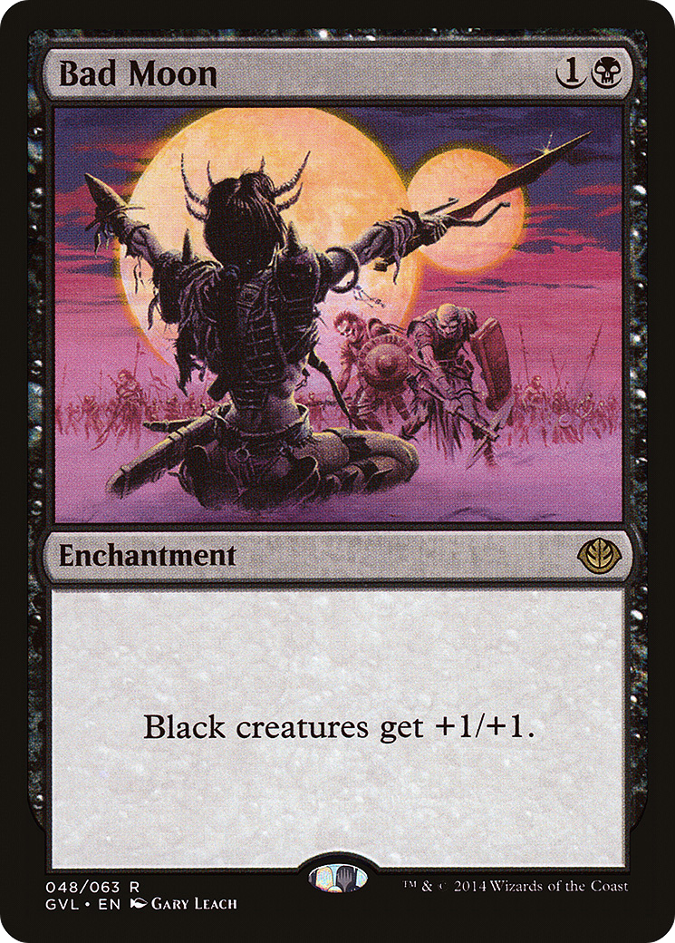 {R} Bad Moon (Garruk vs. Liliana) [Duel Decks Anthology][GVL 048] - Misty Mountain Games