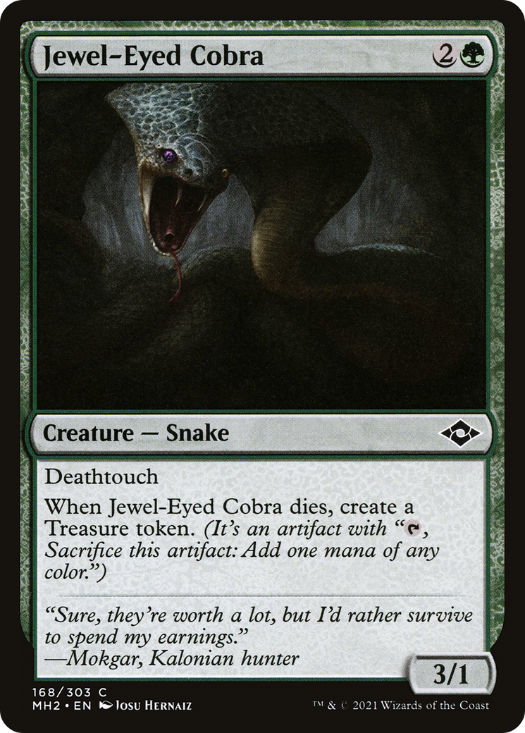 {C} Jewel-Eyed Cobra [Modern Horizons 2] [MH2 168]