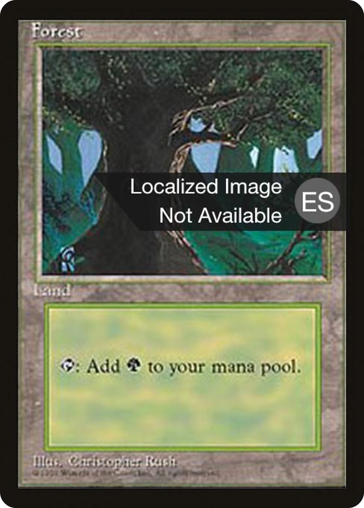 {B}[FBB 4ED 378] Forest (C) [Fourth Edition (Foreign Black Border)]