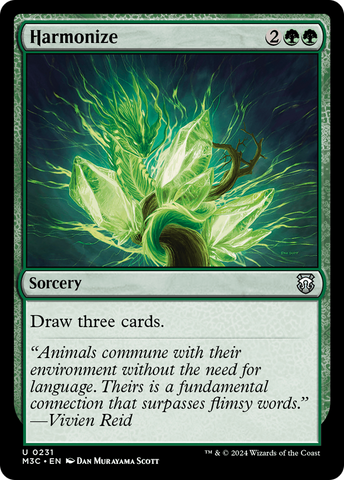 {C} Harmonize [Modern Horizons 3 Commander][M3C 231]