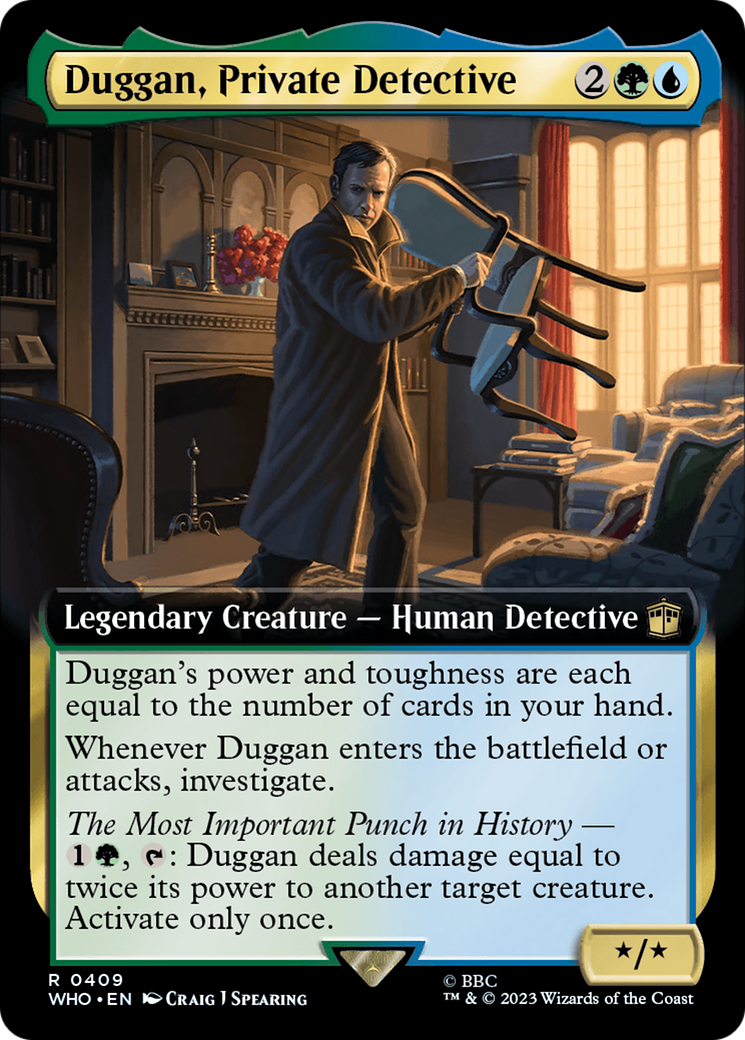 {R} Duggan, Private Detective (Extended Art) [Doctor Who][WHO 409]