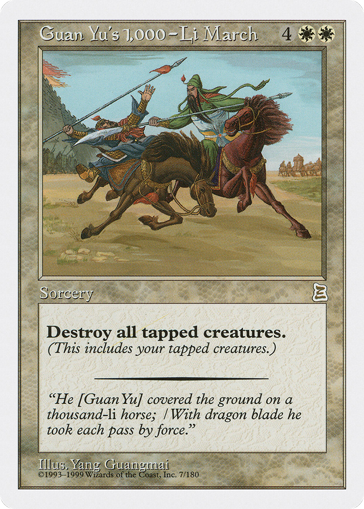 {R} Guan Yu's 1,000-Li March [Portal Three Kingdoms][PTK 007]