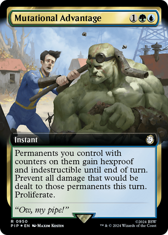 {R} Mutational Advantage (Extended Art) (Surge Foil) [Fallout][PIP 950]
