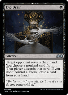 {@C} Ego Drain [Wilds of Eldraine][WOE 086]