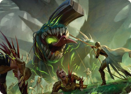 {A} Noxious Assault Art Card [Phyrexia: All Will Be One Art Series][AONE 041]