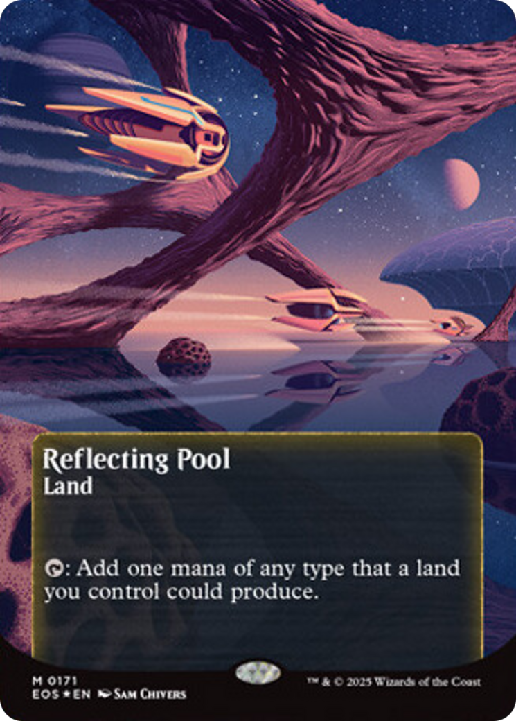 {@@ EOC R} Reflecting Pool (0171) (Poster) (Galaxy Foil) [Edge of Eternities: Stellar Sights][EOS 171]