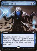 {C} Fact or Fiction (Extended Art) [Commander Legends][CMR 634]
